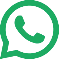 Ícone verde de telefone dentro de um círculo, com fundo preto e contorno verde.